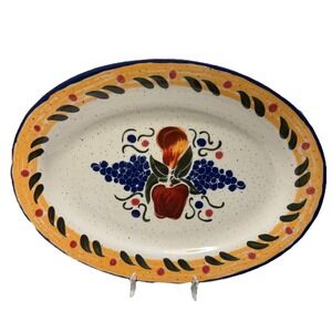 Buffalo China Large Ceramic Oval Serving Platter Restaurant Ware 15" 1031NB‎